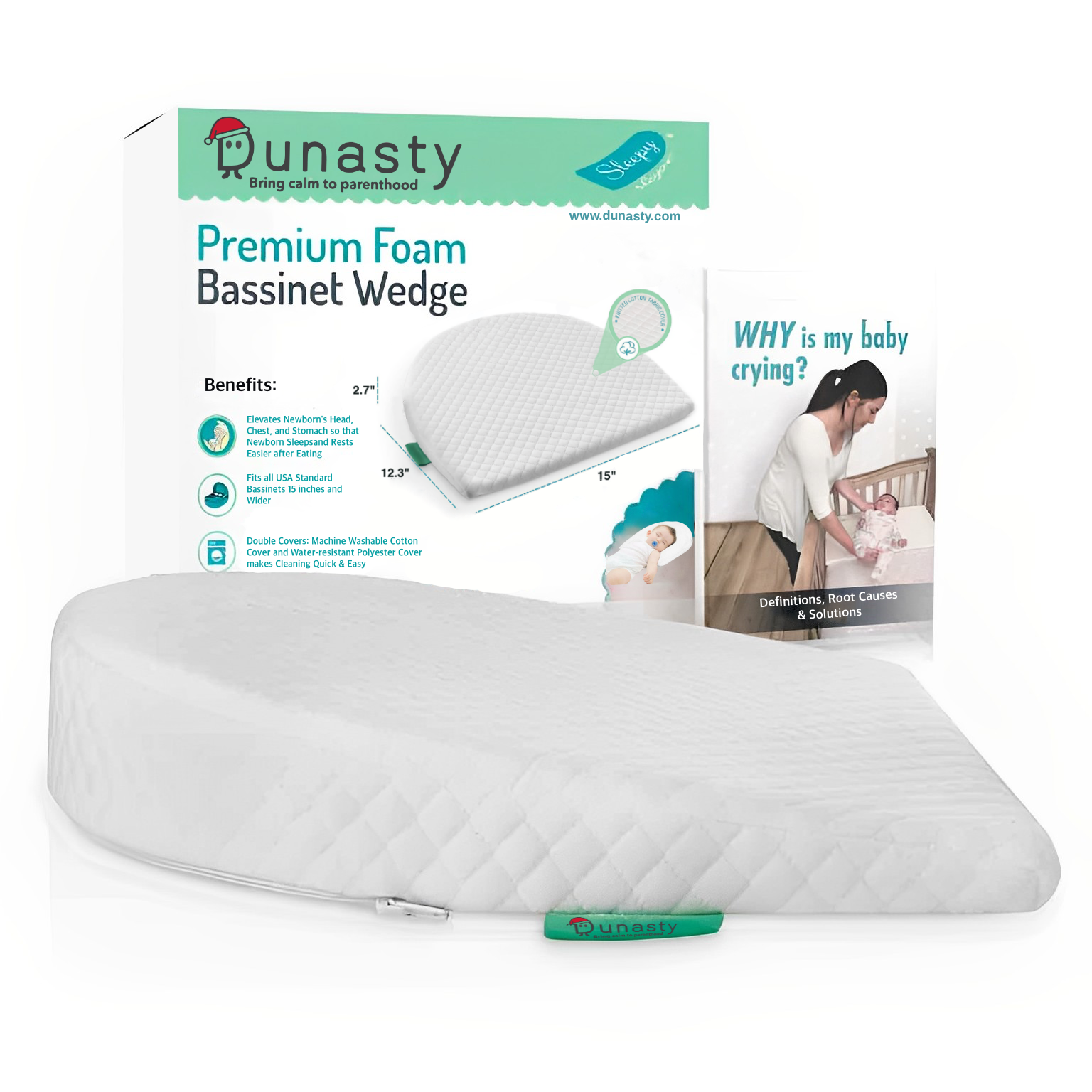 Crib Baby Wedge Pillow Anti Acid Reflux Pillow for Infant