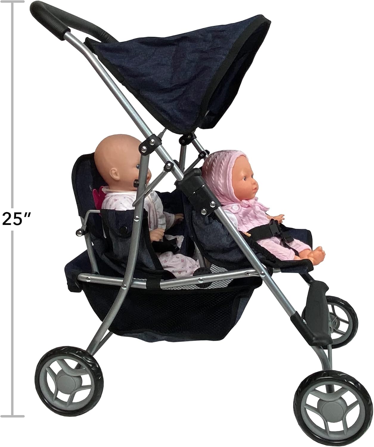 My First Doll Stroller Denim for Baby Doll