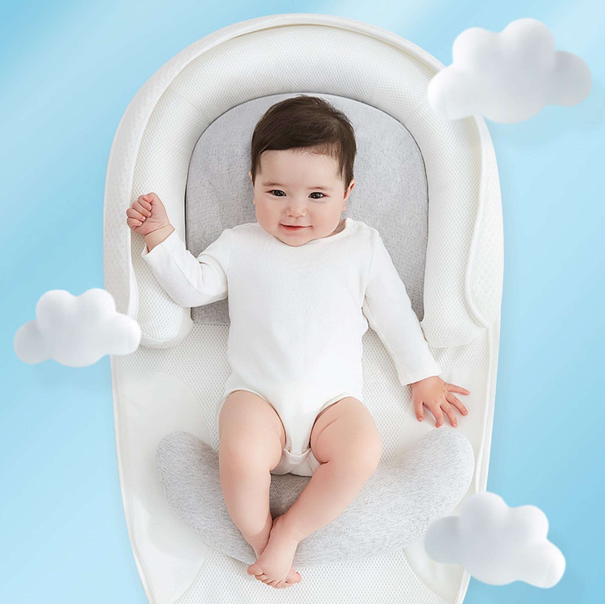 Pure Comfort Anti-Reflux & Anti-Roll Baby Lounger – Dunasty