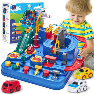 Kid's Car Toys: Mechanical Parking Lot Adventure for Education