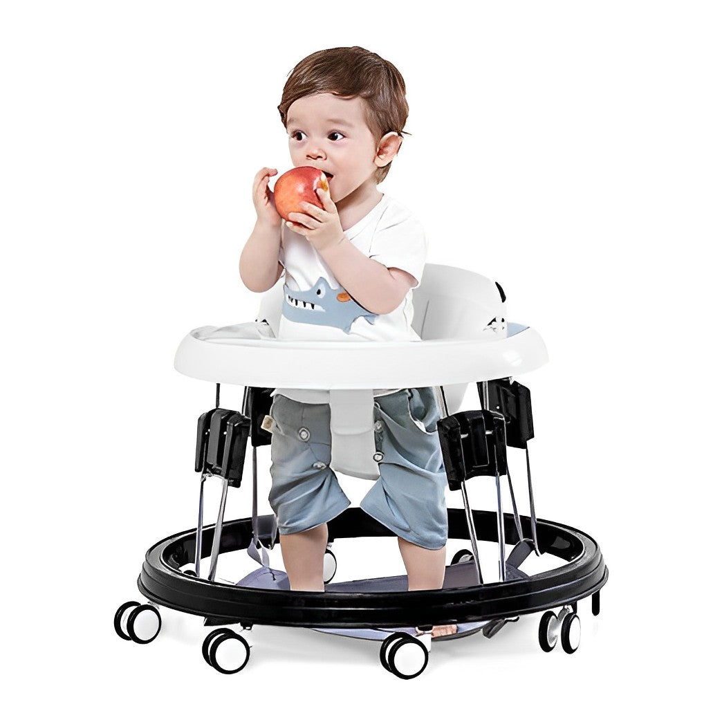 Safe Portable Baby Walker First Step - Adjustable, Foldable & Comfortable